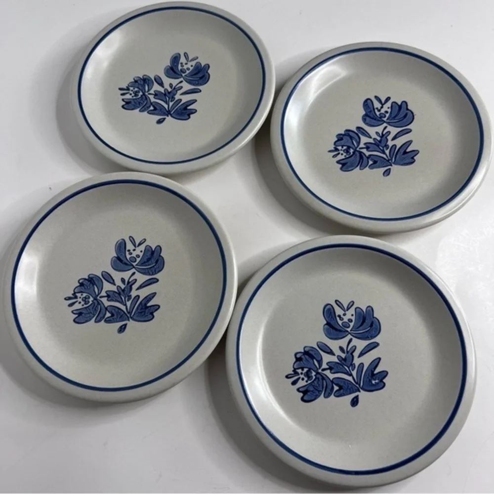 PFALTZGRAFF® Yorktowne Set of 4 Bread Dessert Tapas Lunch Serving Plates  New